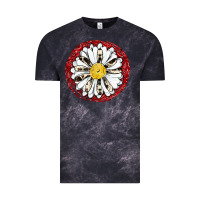 Cloud Black daisy Vintage Tee - JahusDesignShop