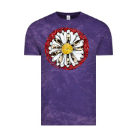 Cloud Purple daisy Vintage Tee - JahusDesignShop