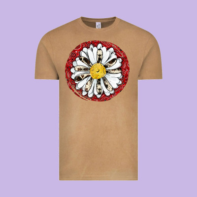 Daisy Vintage Tee Designed By Jahusdesignshop