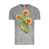 Cloud Rock Opuntia Phaeacantha Cactus Vintage Tee - LillyAllenDesigns