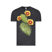 Vintage Black Opuntia Phaeacantha Cactus Vintage Tee - LillyAllenDesigns