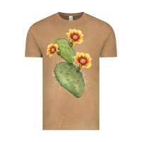 Vintage Camel Opuntia Phaeacantha Cactus Vintage Tee - LillyAllenDesigns