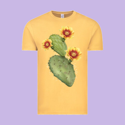 Opuntia Phaeacantha Cactus Vintage Tee Designed By Lillyallendesigns