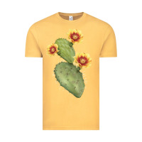 Vintage Mustard Opuntia Phaeacantha Cactus Vintage Tee - LillyAllenDesigns