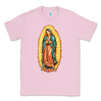 Bubblegum Pink our lady of guadalupe Classic Tee - LillyAllenDesigns