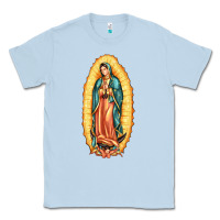 Dusty Blue our lady of guadalupe Classic Tee - LillyAllenDesigns