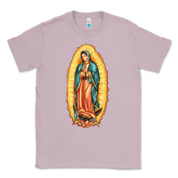 Lilac our lady of guadalupe Classic Tee - LillyAllenDesigns