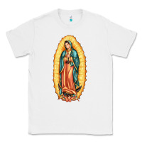 White our lady of guadalupe Classic Tee - LillyAllenDesigns