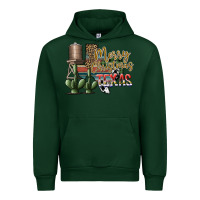 Foreset Green merry christmas texas Urban Hoodie - SublimationCraftShop