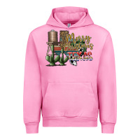 Fuchsia Pink merry christmas texas Urban Hoodie - SublimationCraftShop