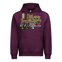 Mauve Wine merry christmas texas Urban Hoodie - SublimationCraftShop