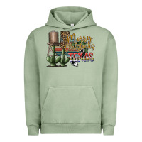 Pigment Oil Green merry christmas texas Urban Hoodie - SublimationCraftShop