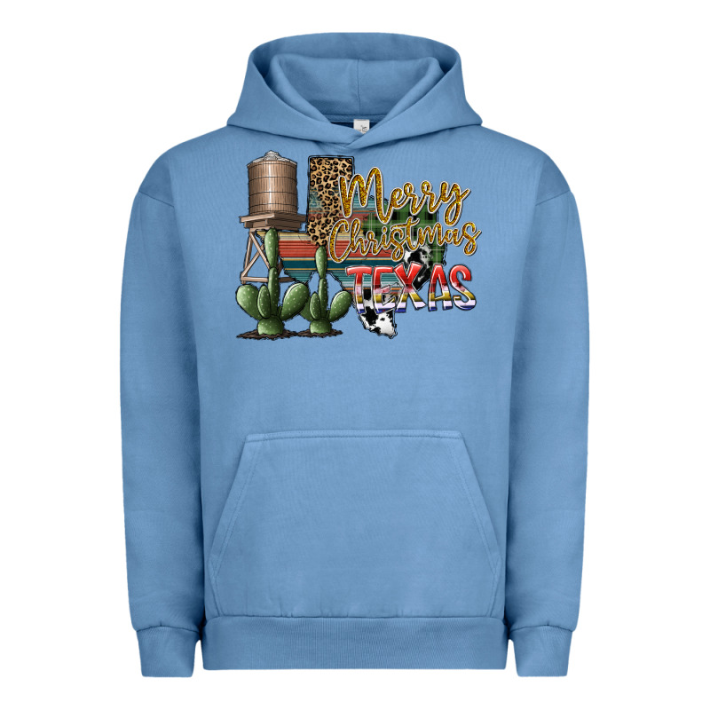 Merry Christmas Texas Urban Hoodie by SublimationCraftShop | Teevron