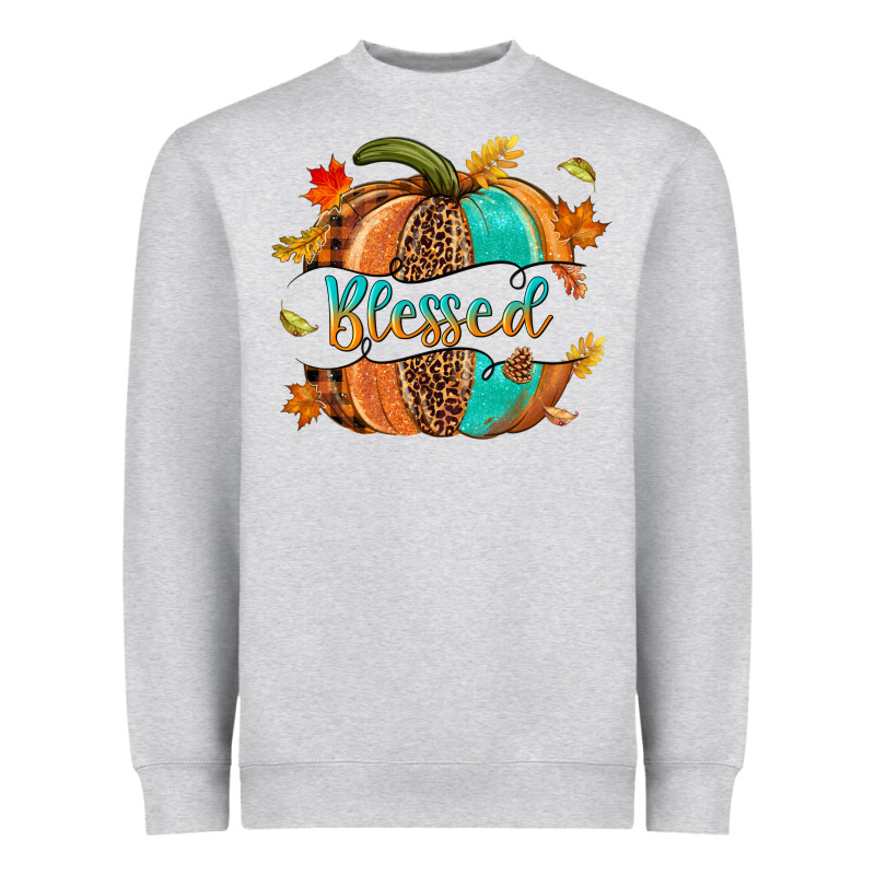 Blessed Pumpkin Heavyweight Sweatshirt by NancyCooperArtShop | Teevron