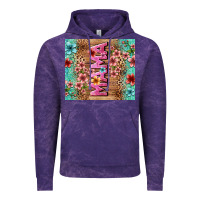 Cloud Purple floral mama Vintage Hoodie - LillyAllenDesigns