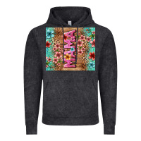 Vintage Black floral mama Vintage Hoodie - LillyAllenDesigns