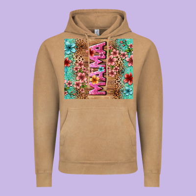 Floral Mama Vintage Hoodie Designed By Lillyallendesigns