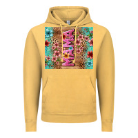 Vintage Mustard floral mama Vintage Hoodie - LillyAllenDesigns