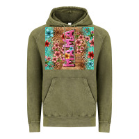Vintage Olive floral mama Vintage Hoodie - LillyAllenDesigns