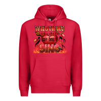 Cardinal Valentine's Day wild thing you make my heart sing Premium Hoodie - FaDigitalArtStudio