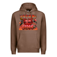 Chestnut Valentine's Day wild thing you make my heart sing Premium Hoodie - FaDigitalArtStudio