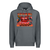 Rock Valentine's Day wild thing you make my heart sing Premium Hoodie - FaDigitalArtStudio