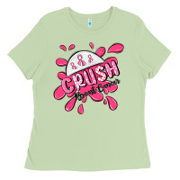 Matcha crush breast cancer Ladies Tee - MaliasSmallBusiness