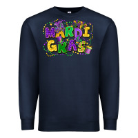 Navy mardi gras Premium Sweatshirt - FaDigitalArtStudio