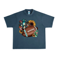Midnight Navy football cactus sunflower Urban Heavy Tee - JahusDesignShop