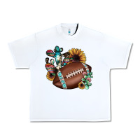 White football cactus sunflower Urban Heavy Tee - JahusDesignShop