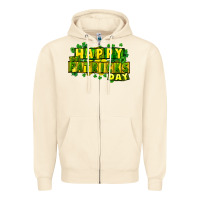 Happy St. Patrick's Day Zipper Hoodie | Teevron