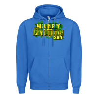 True Royal Happy St. Patrick's Day Zipper Hoodie - HowdyJamesFarm