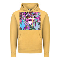 Vintage Mustard mama cowboy western animal pattern neon Vintage Hoodie - LillyAllenDesigns