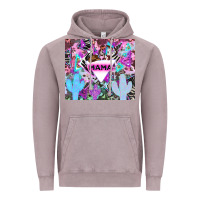 Vintage Zinc mama cowboy western animal pattern neon Vintage Hoodie - LillyAllenDesigns