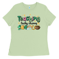 Matcha teaching lucky charm Ladies Tee - MaliasSmallBusiness