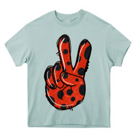 Arona Ladybug Peace Sign Heavy Core Tee - Jasminsmagicworld