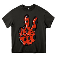 Asphalt Ladybug Peace Sign Heavy Core Tee - Jasminsmagicworld