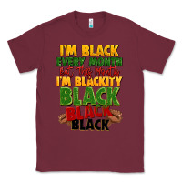 Burgundy juneteenth im black every month Classic Tee - LillyAllenDesigns