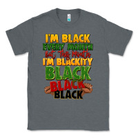 Charcoal Heather juneteenth im black every month Classic Tee - LillyAllenDesigns