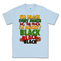 Dusty Blue juneteenth im black every month Classic Tee - LillyAllenDesigns