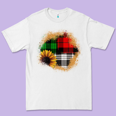 Sunflower Christmas Patch3 Premium Tee Designed By Jahusdesignshop