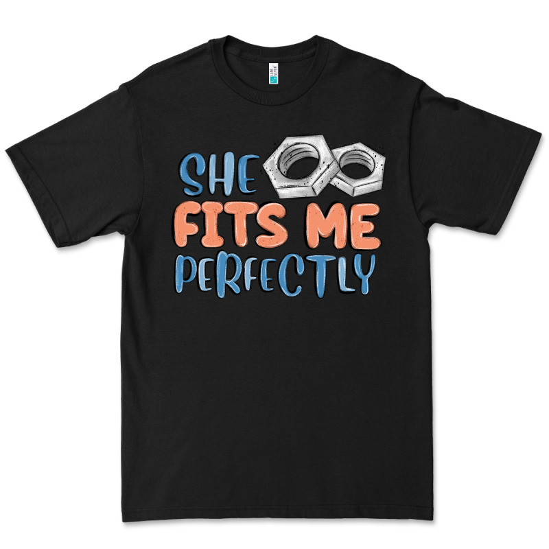 She Fits Me Perfectly Premium Tee by MaliasSmallBusiness | Teevron