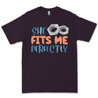 Plum she fits me perfectly Premium Tee - MaliasSmallBusiness