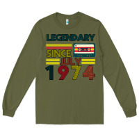 Army Green Vintage 1974 Long Sleeve Tee - Bettercallsaul