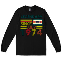 Black Vintage 1974 Long Sleeve Tee - Bettercallsaul