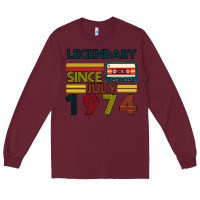 Burgundy Vintage 1974 Long Sleeve Tee - Bettercallsaul