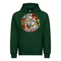 Forest Green christmas lincoln sheep Urban Hoodie - LillyAllenDesigns