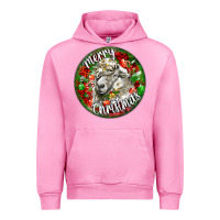 Fuchsia Pink christmas lincoln sheep Urban Hoodie - LillyAllenDesigns