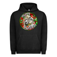 Pigment Black christmas lincoln sheep Urban Hoodie - LillyAllenDesigns
