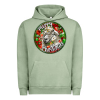 Pigment Oil Green christmas lincoln sheep Urban Hoodie - LillyAllenDesigns